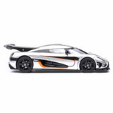 Koenigsegg One : 1 Gris lune/Noir carbone/Orange 1/64