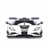 Koenigsegg One : 1 Gris lune/Noir carbone/Orange 1/64