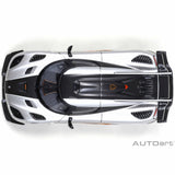 Koenigsegg One : 1 Moon grey/Carbon black/Orange accents 1:64