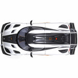 Koenigsegg One : 1 Gris lune/Noir carbone/Orange 1/64