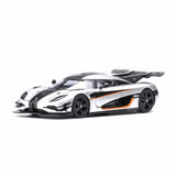 Koenigsegg One : 1 Gris lune/Noir carbone/Orange 1/64