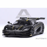 Koenigsegg One : 1 Klarer Kohlefaser/Goldstreifen 1:64