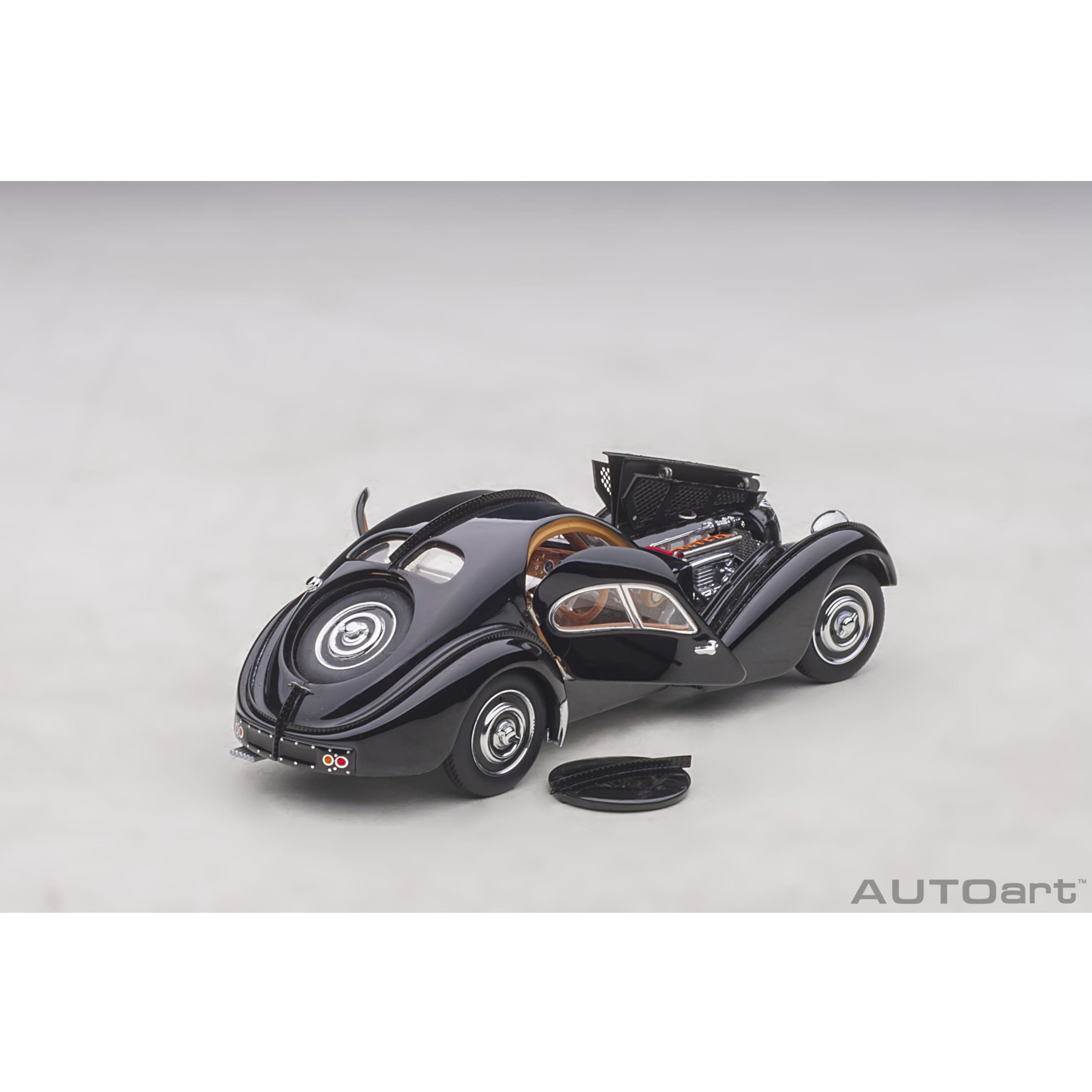 Bugatti 57S Atlantic 1938 Noir/Jantes à disque 1/43