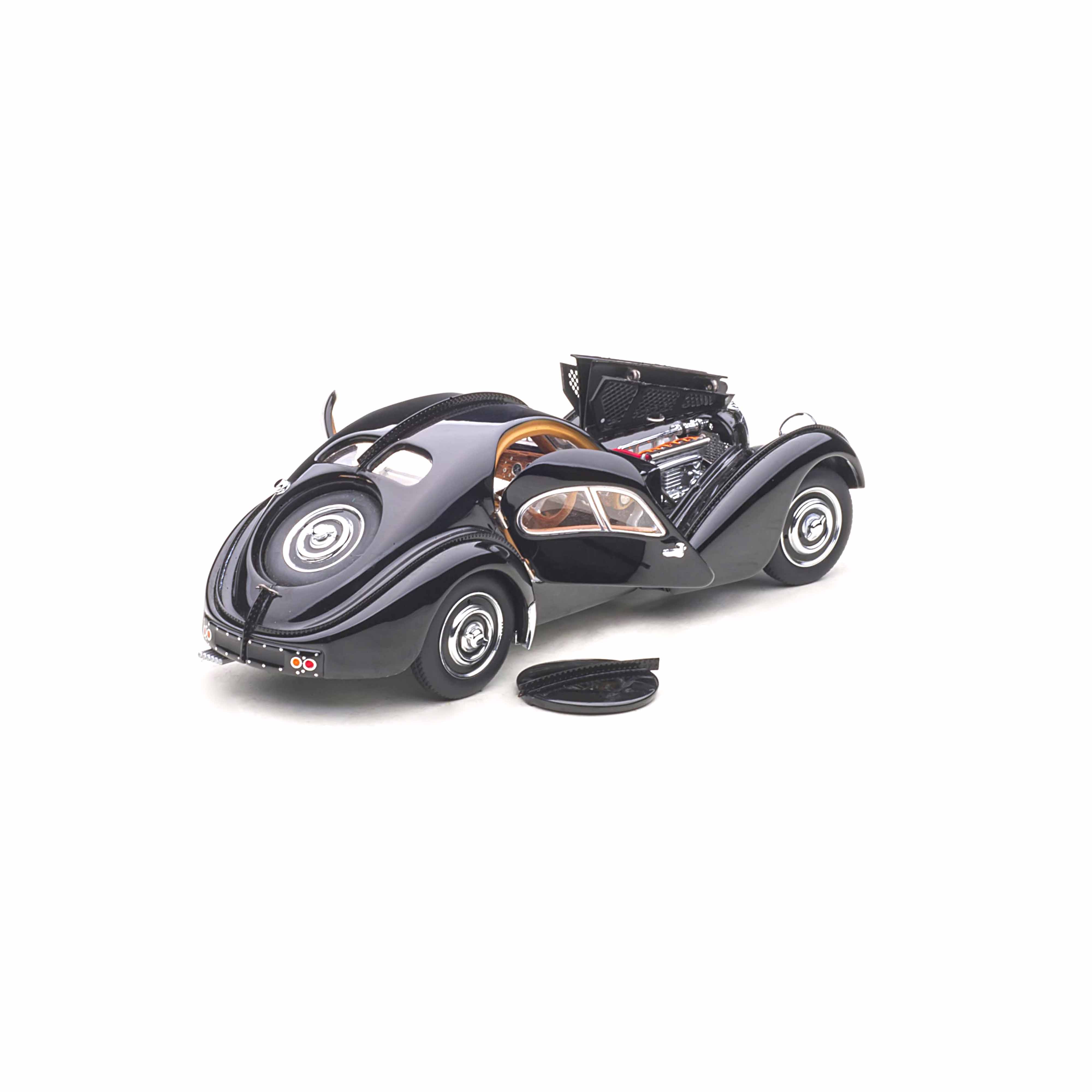 Bugatti 57S Atlantic 1938 Noir/Jantes à disque 1/43