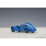 Bugatti 57S Atlantic 1938 Bleu/Roues à rayons en fil de fer 1/43