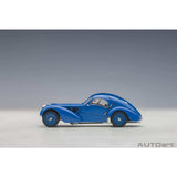 Bugatti 57S Atlantic 1938 Bleu/Roues à rayons en fil de fer 1/43