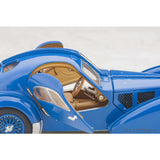 Bugatti 57S Atlantic 1938 Bleu/Roues à rayons en fil de fer 1/43