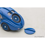 Bugatti 57S Atlantic 1938 Bleu/Roues à rayons en fil de fer 1/43