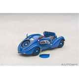 Bugatti 57S Atlantic 1938 Blue/Wire Spoked wheels 1:43