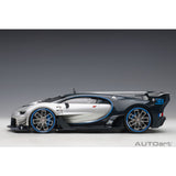 Bugatti Vision GT 2015 Silber/Blau Carbon 1:18