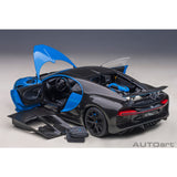 Bugatti Chiron Sport 2019 French Racing Blue/Carbon 1:18