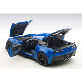 Chevrolet Corvette C7 Z06 2014 Bleu 1/18