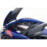 Chevrolet Corvette C7 Grand Sport 2017 Blue/White stripes 1:18