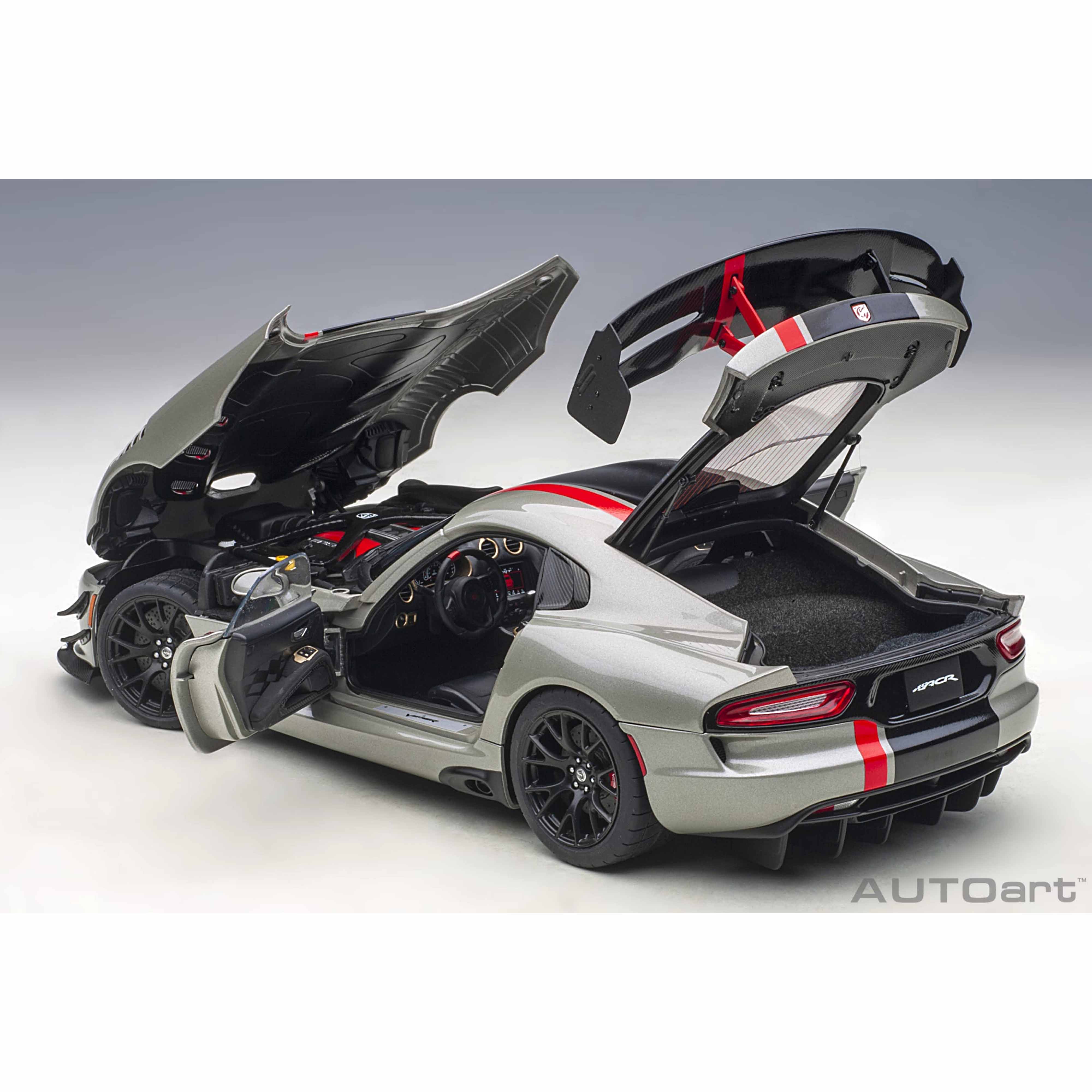 Dodge Viper ACR 2017 Argent Billet Métallisé 1/18