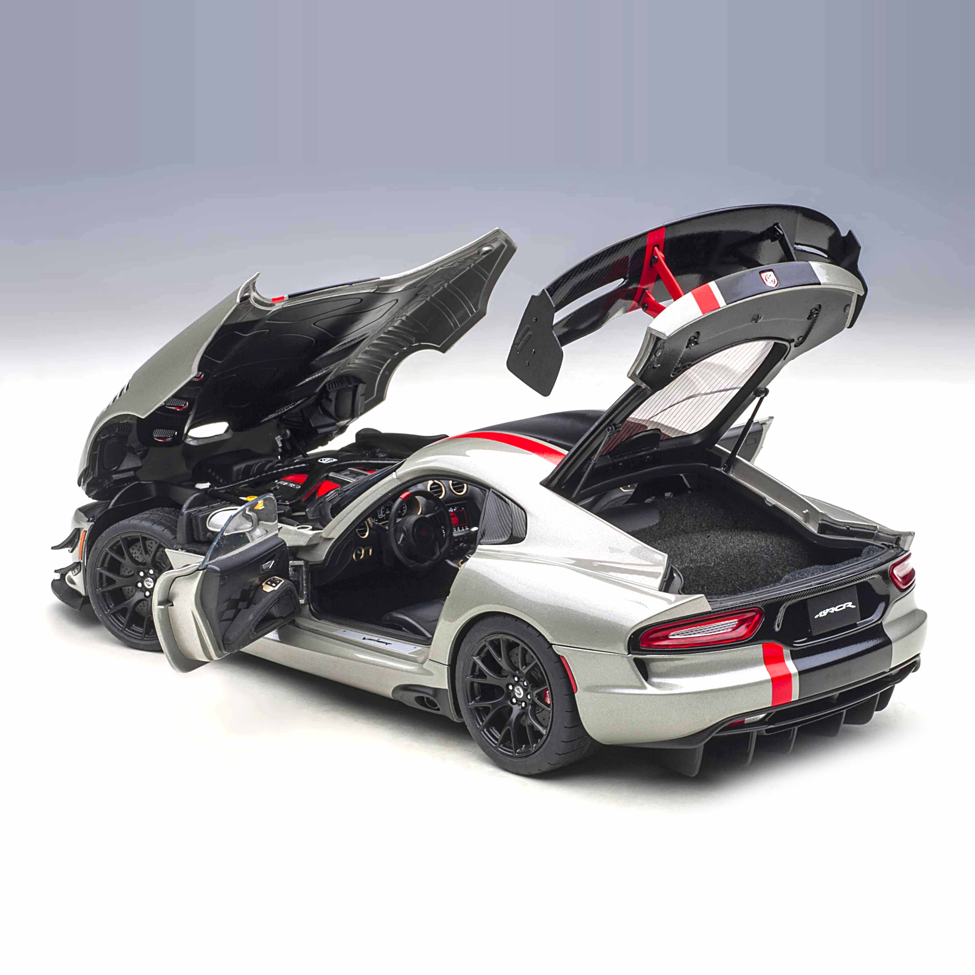 Dodge Viper ACR 2017 Argent Billet Métallisé 1/18