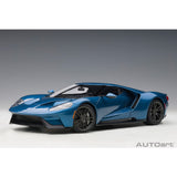 Ford GT 2017 Liquid Blue 1:18