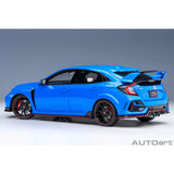 Honda Civic Type R (FK8) 2021 Racing Blue Pearl RHD 1/18