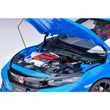 Honda Civic Type R (FK8) 2021 Racing Blue Pearl RHD 1/18