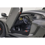 Lamborghini Aventador LP750-4 SV 2015 Gris Titan/Gris Mat 1/18