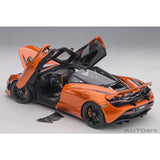 McLaren 720S 2017 Azores/Metallic Orange 1:18