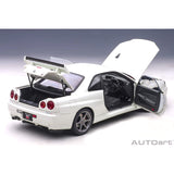 Nissan Skyline GT-R (R34) V-Spec II Weiß Perle 1:18