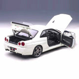 Nissan Skyline GT-R (R34) V-Spec II Weiß Perle 1:18