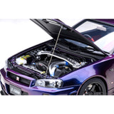 Nissan Skyline GT-R (R34) Z-Tune Violet de Minuit 1/18