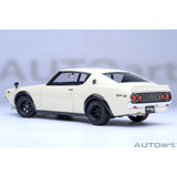 Nissan Skyline 2000 GT-R (KPGC110) Tuned Weiß 1:18