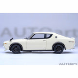 Nissan Skyline 2000 GT-R (KPGC110) Tuned Weiß 1:18