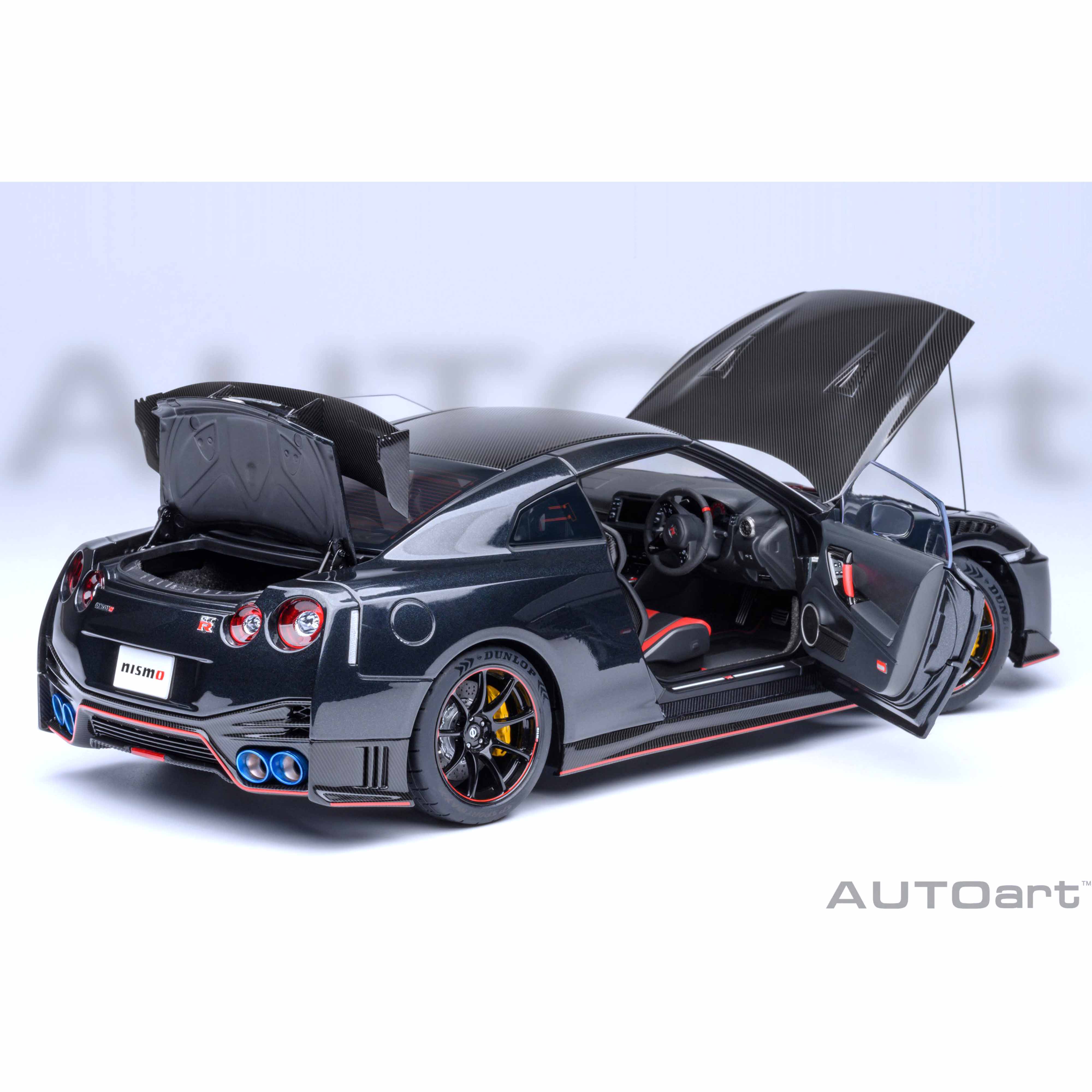 Nissan GT-R (R35) NISMO 2022 Edition Meteor Flake Black Pearl 1:18