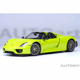 Porsche 918 Spyder Weissach Package Acid Green 1:18