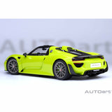 Porsche 918 Spyder Weissach Package Acid Green 1:18