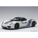 Porsche 918 Spyder 2013 Weiß mit Martini Logo 1:18