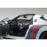 Porsche 918 Spyder 2013 White with Martini Logo 1:18