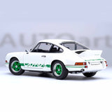 Porsche 911 Carrera 2.7 RS (Grand Prix blanc avec bandes vertes) 1/18