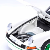 Porsche 911 Carrera 2.7 RS (Grand Prix White with Green Stripes) 1:18