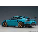 Porsche 911 (991.2) GT2RS 2017 Weissach Paket Miami Blau 1:18