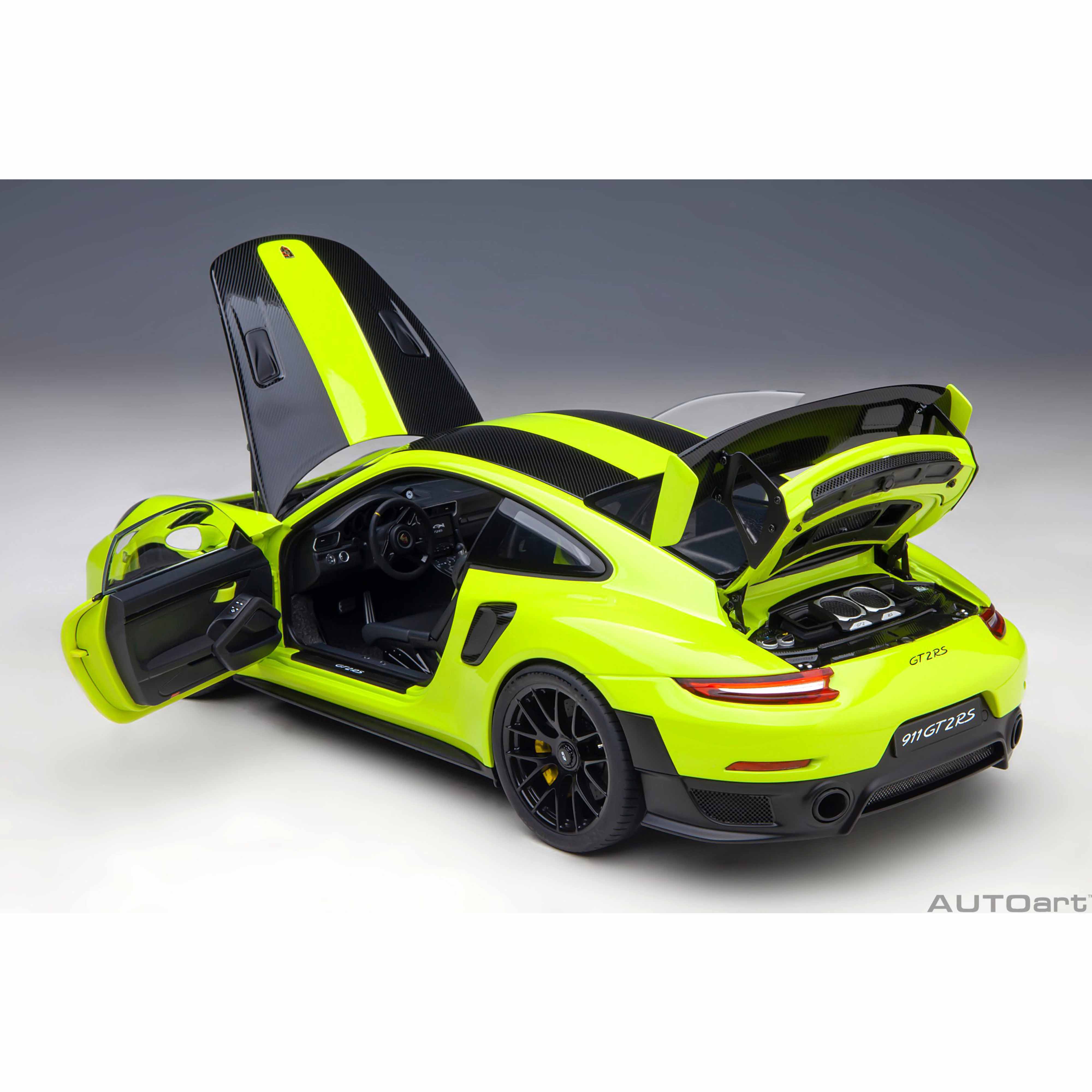 Porsche 911 (991.2) GT2 RS Weissach Paket Acid Grün 1:18