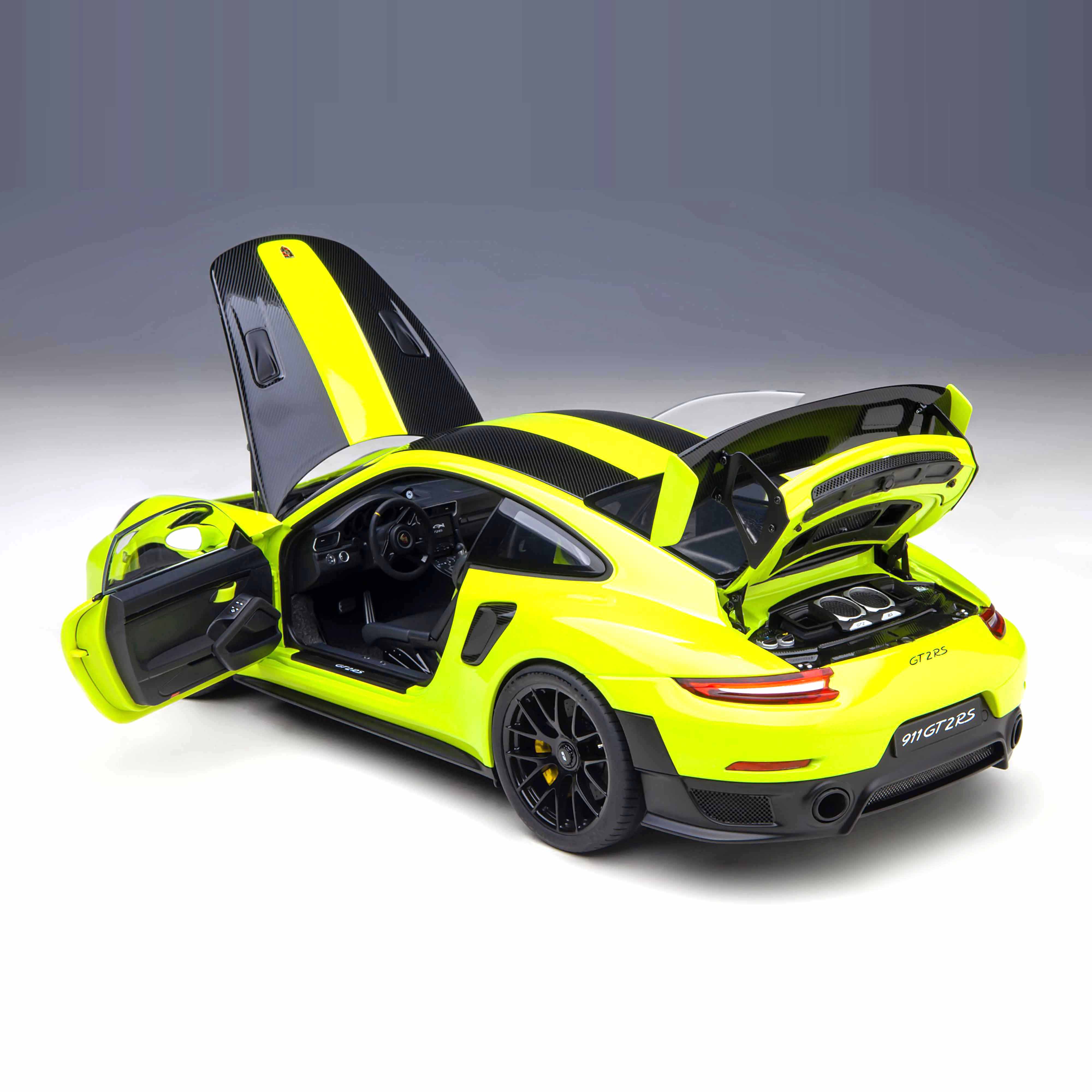 Porsche 911 (991.2) GT2 RS Weissach Paket Acid Grün 1:18