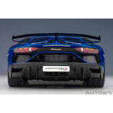 Lamborghini Aventador SVJ Bleu Nethuns 1/18