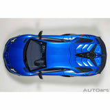 Lamborghini Aventador SVJ Bleu Nethuns 1/18