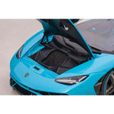 Lamborghini Centenario Roadster 2016 Bleu Céphée/Bleu Nacré 1/18