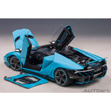 Lamborghini Centenario Roadster 2016 Bleu Céphée/Bleu Nacré 1/18