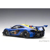 McLaren P1 GTR Bleu Métallique 1/18