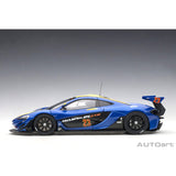 McLaren P1 GTR Bleu Métallique 1/18