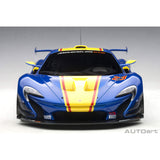 McLaren P1 GTR Bleu Métallique 1/18