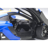 McLaren P1 GTR Bleu Métallique 1/18