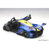 McLaren P1 GTR Bleu Métallique 1/18