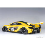 McLaren P1 GTR Jaune/Bandes Vertes N°51 1/18