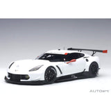 Chevrolet Corvette C7.R Plain Body Version White 1:18